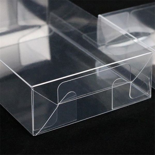 50pcs / set blister pvc plastic clear packaging package box couvercle de téléphone mobile couverture de couverture de cadeaux cosmétique pour articles plats avec crochet