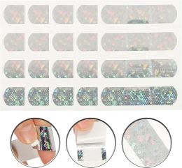 50pcs / ensemble Laser Color Band Aid Shining Wound Skin Patch Plaster pour les premiers soins Stratchs Scortes Insed Wound Adhesive Bandages