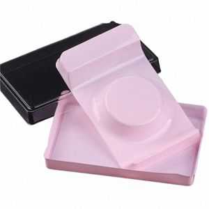 50 stks/set Roze Wit Plastic Lege Valse Eyeles Box Eyel Case Opslag Make-Up Tool Custom Logo 20 #1122 V8PY #