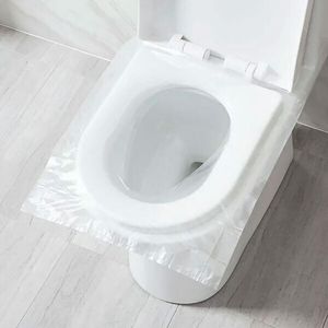 50-stks/set toiletstoel dek afgewenst waterdicht handig om plastic niet-slip toiletzitterkussen te vervangen badkamer accessiories