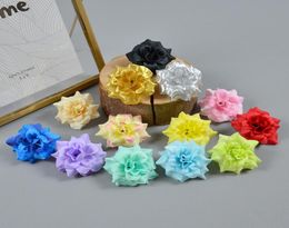 50pcs Silk Rose Flower Heads Artificial Flowers Decoration Mariage Décoration Home Simulation Fleur Fleur Decor Party Home Decorative Flowewr8269108