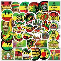 50 -stcs zanger Reggae rockstickers muziek gitaarauto laptop motorfiets telefoon fiets coole graffiti sticker sticke