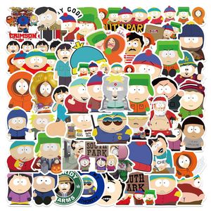 50 pièces South Park dessin animé graffiti autocollants pour bricolage bagages ordinateur portable planche à roulettes moto vélo autocollants