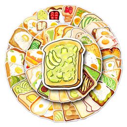 50pcs Street Skateboard Stickers Toast Bread For Car Baby Helmet Potlood Case Dagboek Telefoon Laptop Planner Decor Book Album Kids Toys Diy Decals