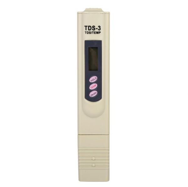 Testeur de PH numérique Portable TDS-3 LCD, 50 pièces, stylo de test de qualité de l'eau, filtre de pureté, testeur de compteur TDS