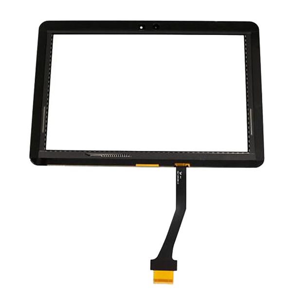 50PCS Lente de cristal del digitalizador de pantalla táctil con cinta para Samsung Galaxy Tablet 10.1 