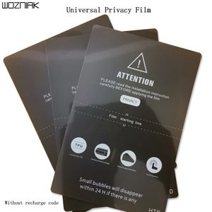 50 stcs TPU Privacyfilm Anti-peep LCD-schermbeschermer Universeel All Mobile Phone Screen Protective and Cutting Machine 240422