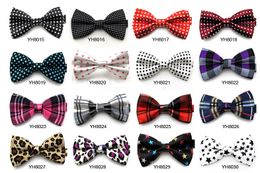 50 stks unisex nek bowtie strikje verstelbare strikje hoge kwaliteit metalen afstelling gespen optionele multi-stijl