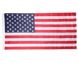 50pcs USA Flags Flag American USA Garden Office Banner Flags 3x5 Ft Bannner Calidad Estrellas Polyester Flagal Sturdy Flag 15090 cm 6071093