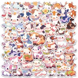 50pcs Graffiti imperméable Graffiti mignon Cartoon Cow Animal Animal pour les bagages ordinateur portable Téléphone Téléphone Skateboard Vinyl Decals 240510