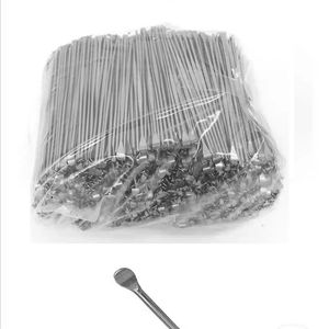 50pcs Cire Dab Outil Herbe Sèche Fumer Accessoires Dabber Outil Cire Atomiseur Plate-Forme D'huile Pick Outil pour Récipient Cire Titane Enail Dab Plate-Forme D'huile Tuyaux D'eau Kit de Démarrage