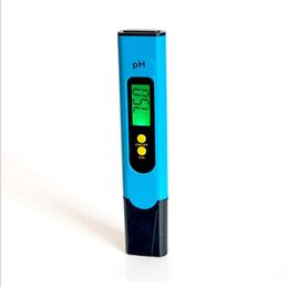 50 stks Groothandel Digitale PH Meter 0.00-14.00 Waterkwaliteit Tester Pen Glass Probe LCD-display PH-monitor voor aquariumpool, voedsel ect.