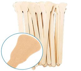 50 -stks houten nagellak roerstick gereedschap wax roer balk spatel afpilatie wegwerpsticks body skin 4534475