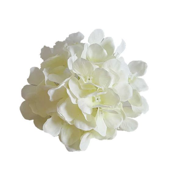 50pcs15cm Hydrangea Tête de fleur de soie décorative pour mariage Accessoire Accessoire Accessoire Partie Décoration Hydrangea Rose Wall