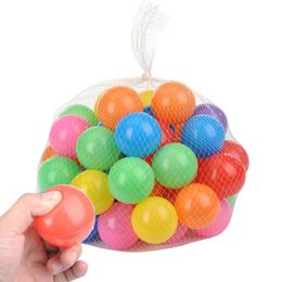 50 pcsbaby balles de fosse à balles colorées de balles océaniques pour enfants Sport extérieur balles en plastique doux pour enfants