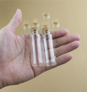 50pcslot 2260 mm 12 ml bouteilles en verre de rangement avec bouchon de liège artisanat minuscules pots transparents en verre vide en verre mini-bouteille cadeau 211108907730