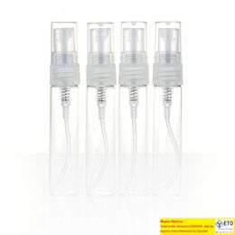 50pcslot 2 ml 3 ml 5 ml 10 ml draagbaar helder glas opnieuw vulbare parfumfles met spray lege parfum cosmetische flesjes versteviger