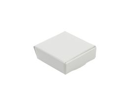 50pcslot 4425cm bijou de papier kraft blanc paquet en papier carton coffre cadeau de bonbons boutiques de rangement décor décor box2802223