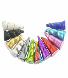 50pcslot 5cm Mini Unicorn Horns Hoofdband Girls Kids Feeled Vandded Unicorn Horns Hoofdband maken Haaraccessoires Diy Party Unicorn 2883057