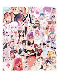 50pcslot anime sexy chicas pegatinas hentai waifu pegatina para niñas para laptop para adultos bicicleta motocicleta decoración del hogar4500147