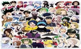 50PCSLot Anime Stickers voor kinderen Mix Aanval op Titan Jujutsu Kaisen Decals Laptop Gitaar Telefoon Skateboard Waterdicht Sticker8159497