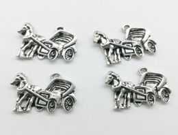 50pcslot chariot alliages charmes pendentif bijoux rétro de clés de couverture bricolage