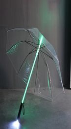 50pcSlot Cool Blade Runner Light Sabre LED Flash Light Paraplu Rose Umbrella fles Paraplu zaklamp nachtlamp Walkers Lin32356630375