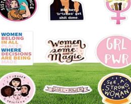 50pcsLot Feministische Stickers voor LaptopBumperWaterflessenComputerTelefoonHard hatCar DIY Waterdichte Sticker Sticker2577281