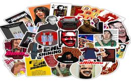 50pcSlot horrorfilm The Shining Stickers for Laptops Computers Bagage koffer Skateboard Auto Decal grappige DIY Sticker6460496