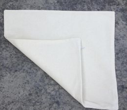 50pcslot Luz natural Color marfil de algodón puro cubierta de cojín en blanco cubierta de almohada en blanco entero para estampado personalizado PI4924561