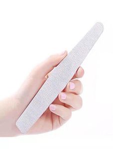 Fichier de ongles professionnel 50pcslot 100180 Emery Board Rhombus Grey Sandpaper for Nail Art Whole2114950