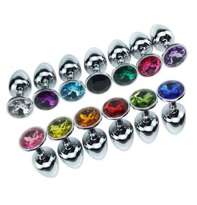 50pcslot petite taille en métal anal plug sex toys for women mènes bouchons érotiques boucles en cristal bijoux adultes perles de butin adulte anus produit y8198093