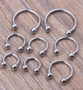 50pcslot roestvrijstalen neuslichaam piercing sieraden neusking sieraden plastic neusringen piercings9952442