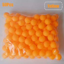 50pcspack 40 mm table de tennis balles grosted ball ball portable couleur vive résistante à la pratique 240422