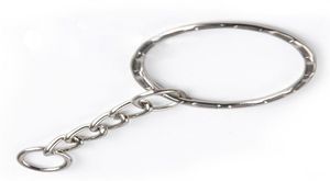 50 pcset 25 mm Silver Color Diy Key Chains Keyring sleutelhanger met kettingsleutelringen voor vrouwelijke mannen sieradenaccessoires5124914