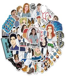 50PCSSet Classic American Drama Grey039S Anatomy Sticker voor bagage -koffer Laptop Cars PVC Doctors Sticker Gift5460731