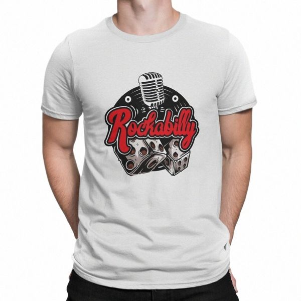 Années 50 Rockabilly Musique Vintage Années 1950 Sock Hop Party Rock And Roll T-shirt Graphique Vêtements d'été pour hommes Harajuku Crewneck TShirt X9H5 #