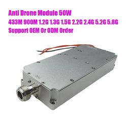 50W 1.5G 900MHz 433MHz 1.2G 1.5G 2.4G Anti-Drone Versterker Module Met Signaalgenerator