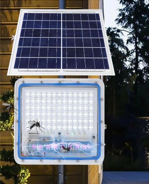50W 100W 300W Luces de inundación solares Mosquito eléctrico Mosca Insecto Zapper Killer Lámpara Insectos Pest1185047