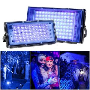 50W 100W LED UV Black Lights Stage Blacklight Ultraviolet overstromingseffect Licht voor Halloween Xmas Dance DJ Disco Party Bar