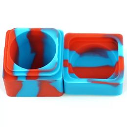 50X pots en silicone approuvés dab récipient antiadhésif en silicone 30mmX30mm pots en gros vaporisateur pour cire concentrée