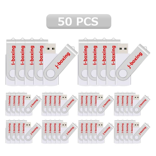 50x Rotation de 8 Go de disques flash USB Rotation Stick Mémoire flash métallique à haute vitesse pour ordinateur portable Tablette à styles de pouce Rangement 10 couleurs Livraison gratuite