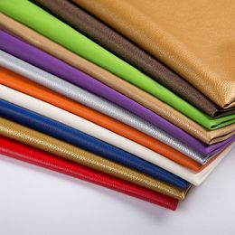 Tissu en cuir synthétique 50x138cm Small Litchi Pu Leather Tabrics coudre des sacs de bricolage canapé en cuir artificiel décoration de la maison en cuir artificiel