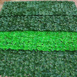50X300CM plante clôture artificielle Faux feuille verte écran de confidentialité panneaux rotin extérieur haie jardin maison Decor334x