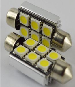 Dôme feston d'erreur Canbus 50x36mm, 6 LED 5050 SMD, lumières blanches, ampoule, lampe, dôme feston, 3263811