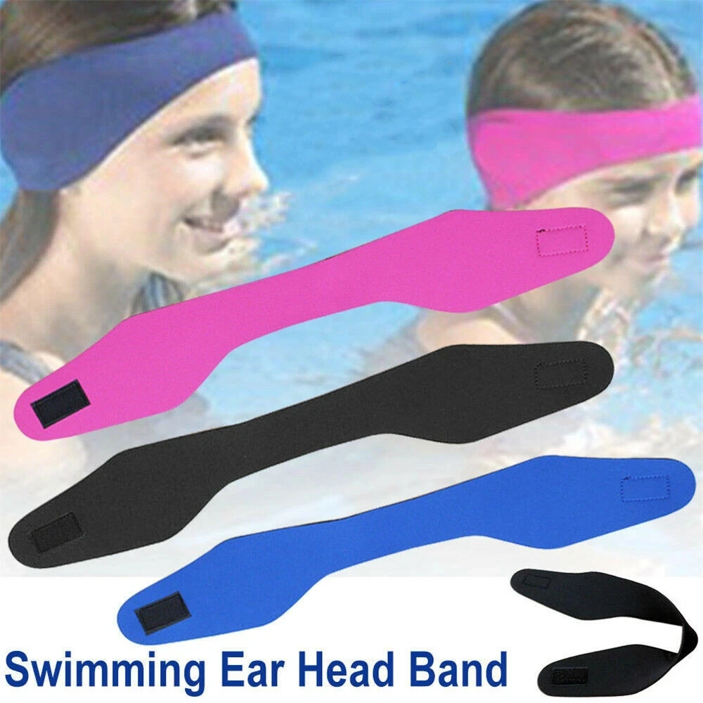 51/59cm Zwemoor Haarband voor vrouwen Men Volwassen Kinderen Neopreen Ear Band Zwemmen Hoofdband Water Protector Gear Head Band