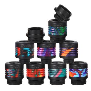 510 810 Drip tip en résine époxy Authentique 2 en 1 tête de conversion tout-en-un Embouchure Connecteur interchangeable Accessoires pour fumer DHL gratuit