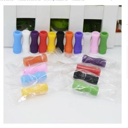 510 Silicone Boucbutal Cover Drip Tip Disposable Colorful Silicon Testing Caps Rubber Ego Ego Test Test
