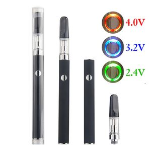 Inferior USB Vape Pen Starter Kit 350mAh Precalentamiento Batería Voltaje variable Vaporizador de aceite grueso con cartucho de 0,5 ml