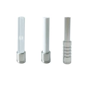 510 fils Fumer Banger Nails Drip Tips Quartz Céramique Titane Pour kit collecteur de nectar concentré dab paille pipe à eau bongs en verre